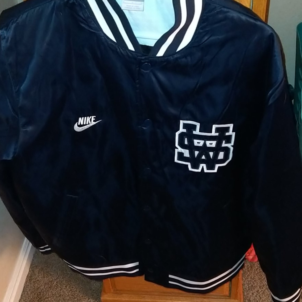 Nike sportswear letterman jacket